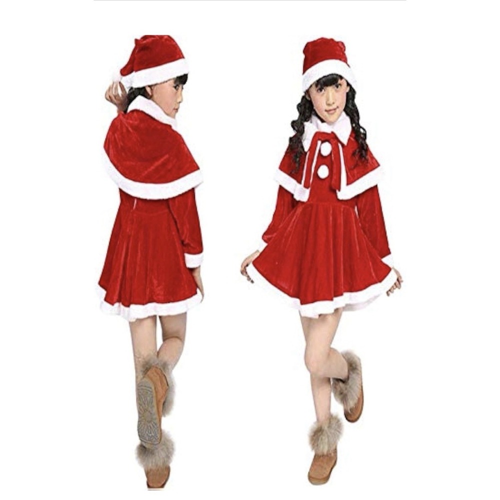 🎄✨ Mrs. Santa Claus Christmas Costume – Girls Size 6–8 ✨🎄
